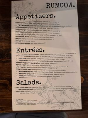 Menu photo 1 Rumcow Wilmington, NC Menu photo 1 Rumcow Wilmington, NC