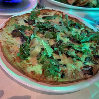 Blue Salt Restaurant - mushroom flatbread - Seafood Near Me - West Newton, Massachusetts