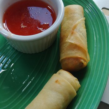 Lemongrass Too - Spring rolls (one missing -- already gobbled up) - Thai Near Me - Annapolis, Maryland