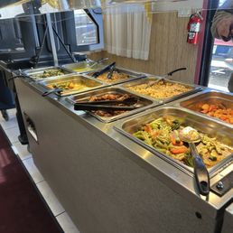 Buffet area Buffet area