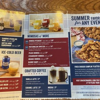 Cracker Barrel Old Country Store - Now serving alcohol - Southern Near Me - Columbus, Ohio Cracker Barrel Old Country Store - Now serving alcohol - Southern Near Me - Columbus, Ohio