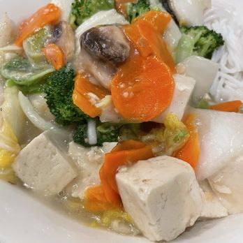 Miss Saigon - Wok tossed tofu and veggies on vermicelli - Vietnamese Near Me - Tucson, Arizona Miss Saigon - Wok tossed tofu and veggies on vermicelli - Vietnamese Near Me - Tucson, Arizona