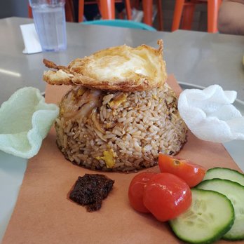 Potluck Hawker Eatery - Nasi Goreng ($15) - Indonesian Near Me - Vancouver, British Columbia Potluck Hawker Eatery - Nasi Goreng ($15) - Indonesian Near Me - Vancouver, British Columbia