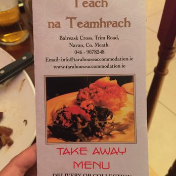 Teach Na Teamhrach - Take away menu, food differs from food on dine in menu - Pubs Near Me - Navan, MH