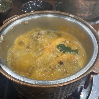 Old Town Hot Pot - Shrimp, veggies in pork broth. - Hot Pot Near Me - Aurora, Colorado
