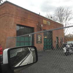John T Hunter Motor Sales - in center on neighborhood