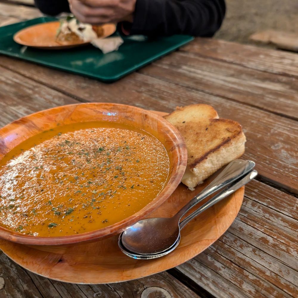 The Grove House - Tomato soup with half grilled cheese - Beer Bar Near Me - Mariposa, California The Grove House - Tomato soup with half grilled cheese - Beer Bar Near Me - Mariposa, California