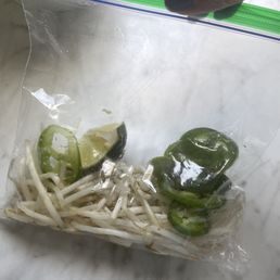 Pitiful beansprouts. Come on Teabox, you can put more than that.