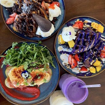 8th Haus Cafe - Nutella Oreo Waffles, Ube waffles and Smoked Salmon Benedict w/ ube latte and tiramisu latte - Breakfast & Brunch Near Me - Anaheim, California 8th Haus Cafe - Nutella Oreo Waffles, Ube waffles and Smoked Salmon Benedict w/ ube latte and tiramisu latte - Breakfast & Brunch Near Me - Anaheim, California