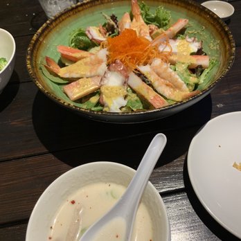 Bite a Bit - Seafood Salad & Tom Kha- just excellent - Thai Near Me - Nashville, Tennessee Bite a Bit - Seafood Salad & Tom Kha- just excellent - Thai Near Me - Nashville, Tennessee