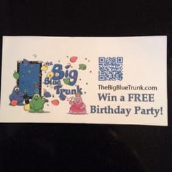 Big Blue Trunk - Win a free birthday party!