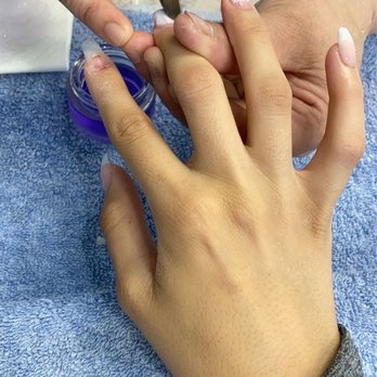 Bella Nails & Brows - Bleeding pointer finger - Nail Salons Near Me - La Mesa, California