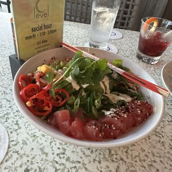 C Level - Ahi and salmon poke - New American Near Me - San Diego, California C Level - Ahi and salmon poke - New American Near Me - San Diego, California
