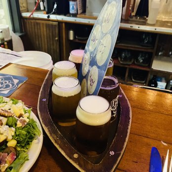 Boundary Bay Brewing - Flight of IPAs - Northwest Original and Cedar Dust were our favorite. - Pubs Near Me - Bellingham, Washington