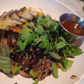 Flower Child - Forbidden Rice with tofu - New American Near Me - Newport Beach, California Flower Child - Forbidden Rice with tofu - New American Near Me - Newport Beach, California