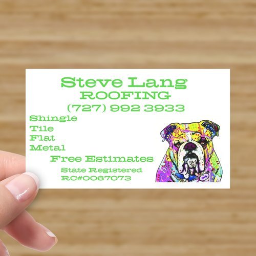 Slide of Steve Lang Roofing
