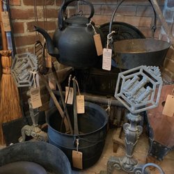 Olde 1811 Antique Shoppe - Wrought Iron fireplace tools galore!