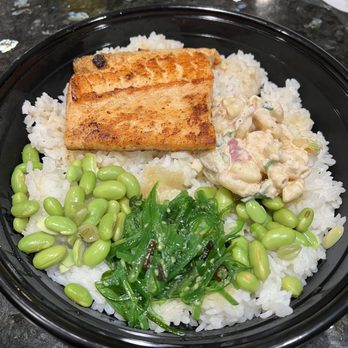 Ahipoki - Grilled Salmon Bowl - Poke Near Me - Elk Grove, California