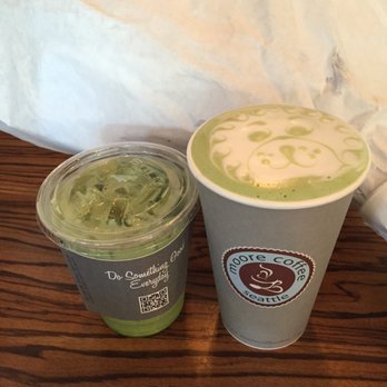 Moore Coffee Shop - Matcha latte (cold and hot). Deliciously made - Coffee & Tea Near Me - Seattle, Washington Moore Coffee Shop - Matcha latte (cold and hot). Deliciously made - Coffee & Tea Near Me - Seattle, Washington