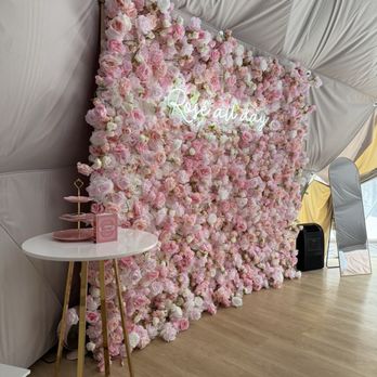 Unique Escapes - "Rosé all day" wall - Campgrounds Near Me - Monticello, New York