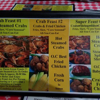 Crab Bag - AYCE feast options - Seafood Near Me - Ocean City, Maryland