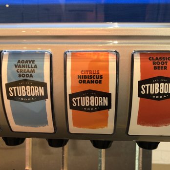 Main Chick Hot Chicken - Drink selection. Plus your standard other stuff. Get the  citrus hibiscus orange one. It's legendary. - Chicken Shop Near Me - Pasadena, California