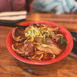 Taipei Cafe - Spicy Beef and Tendon Noodle Soup