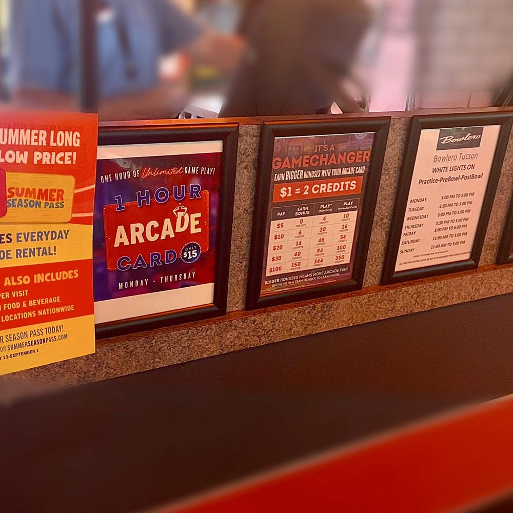 Bowlero Tucson - Current specials - Bowling Near Me - Tucson, Arizona