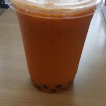 Donut City - Thai tea with tapioca pearls. Tapioca pearls are hard. No good. - Donuts Near Me - Tucker, Georgia Donut City - Thai tea with tapioca pearls. Tapioca pearls are hard. No good. - Donuts Near Me - Tucker, Georgia