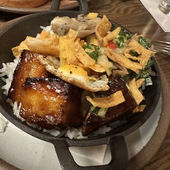 Chestnut - Pork belly bimbimbap - New American Near Me - Asheville, North Carolina Chestnut - Pork belly bimbimbap - New American Near Me - Asheville, North Carolina