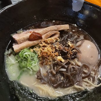 JINYA Ramen Bar - Arlington - JINYA Tonkotsu Black Ramen* - Ramen Near Me - Arlington, Virginia