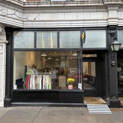 Pass The Past Coffee - Front window and entrance