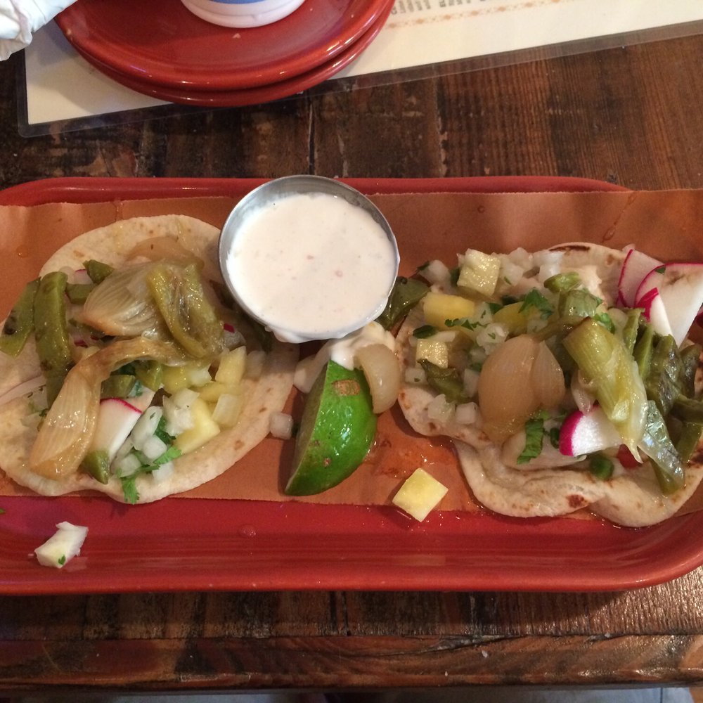 Papi's Tacos - Fish tacos on flour tortillas. This was fabulous. The pineapple in the salsa made it really pop. - Mexican Near Me - Baltimore, Maryland Papi's Tacos - Fish tacos on flour tortillas. This was fabulous. The pineapple in the salsa made it really pop. - Mexican Near Me - Baltimore, Maryland