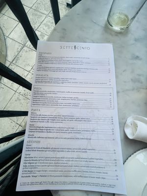 Menu photo 5 Settecento Los Angeles, CA