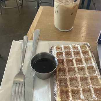 The Mill - waffle and wildwood latte - Coffee & Tea Near Me - Sacramento, California