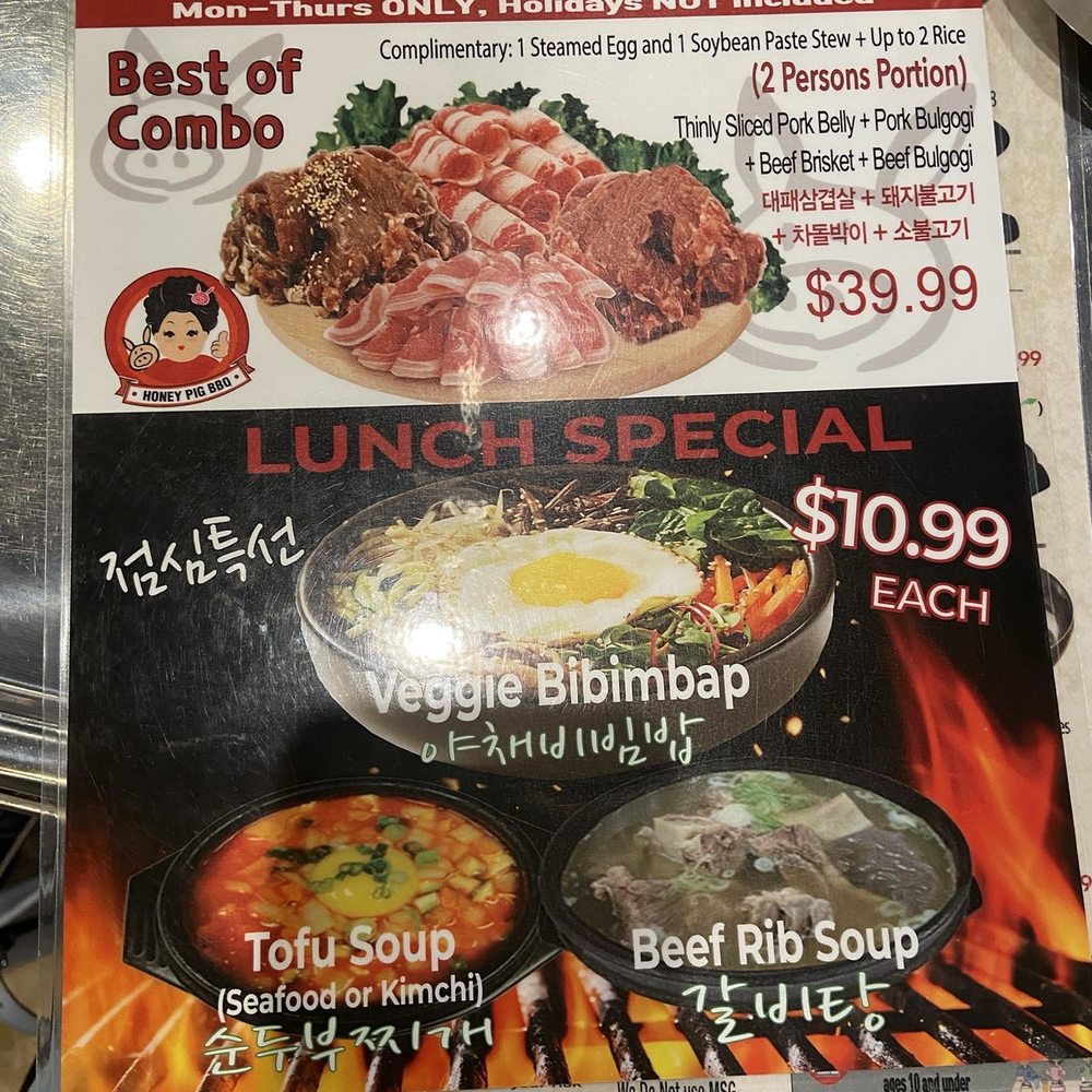 Honey Pig BBQ - Lunch specials - Korean Near Me - Ashburn, Virginia Honey Pig BBQ - Lunch specials - Korean Near Me - Ashburn, Virginia