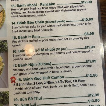 Góc Huế - Menu - Coffee & Tea Near Me - Garland, Texas
