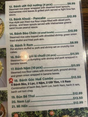 Menu photo 5 Góc Huế Garland, TX