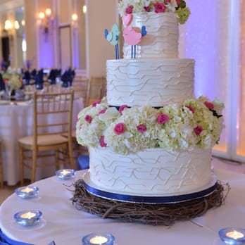 Simply Sweet Cakery - July 5, 2013 wedding at the Royal Banquet in Westminster.  PB&J cake.  The top two tiers were actually fake! - Bakeries Near Me - Costa Mesa, California