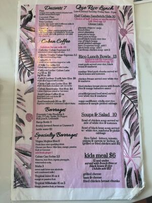 Menu photo 2 Que Rico Cuban Cafe Slidell, LA
