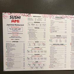 Sushi Ami - Menu 1