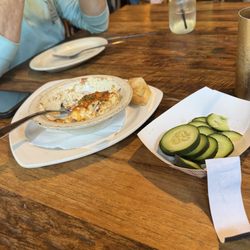 Yahola Creek - Crack chicken dip with extra veggies