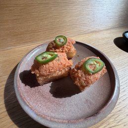 Spicy tuna crispy rice