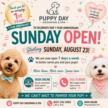 Puppy Day - Pet Groomers Near Me - La Mirada, California Puppy Day - Pet Groomers Near Me - La Mirada, California