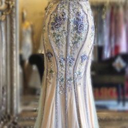 Samira's Upscale Consignment Boutique - Gorgeous never worn Jovani gown. Bought from Pierras Bridal size 6 never altered
