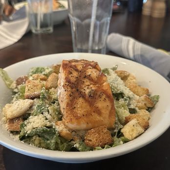 Glenn's Kitchen - Salmon Caesar Salad! 9/10 i've had better but still really good! - New American Near Me - Atlanta, Georgia