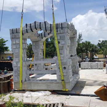 Neptune Memorial Reef - First lift of first unit. TOO HEAVY so had to deploy without the arches. - Funeral Services & Cemeteries Near Me - Miami, Florida Neptune Memorial Reef - First lift of first unit. TOO HEAVY so had to deploy without the arches. - Funeral Services & Cemeteries Near Me - Miami, Florida