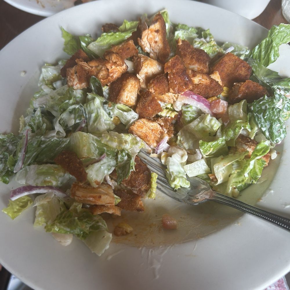Buffalo Chicken Salad and Nachos Buffalo Chicken Salad and Nachos