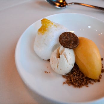 North Pond - sage crumb, bay leaf foam, cheesecake - New American Near Me - Chicago, Illinois North Pond - sage crumb, bay leaf foam, cheesecake - New American Near Me - Chicago, Illinois