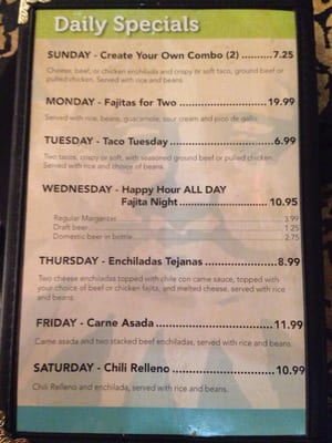 Menu photo 2 Ernesto's Fine Mexican Food McKinney, TX Menu photo 2 Ernesto's Fine Mexican Food McKinney, TX